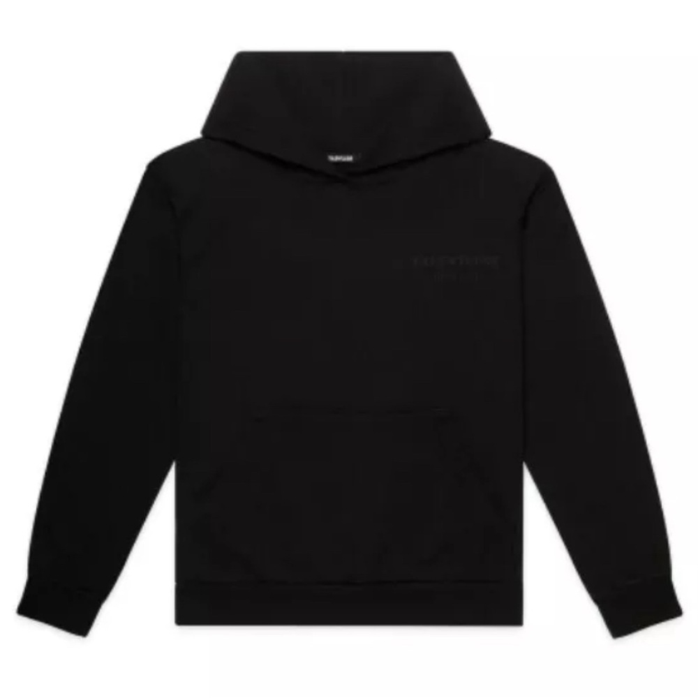 Talentless Staple Hoodie Black Logo on Black
